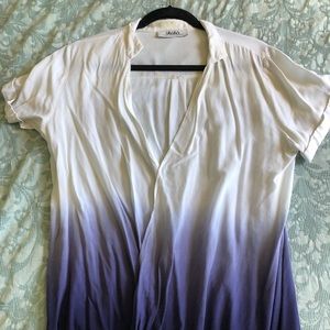 Lulus ombré blouse